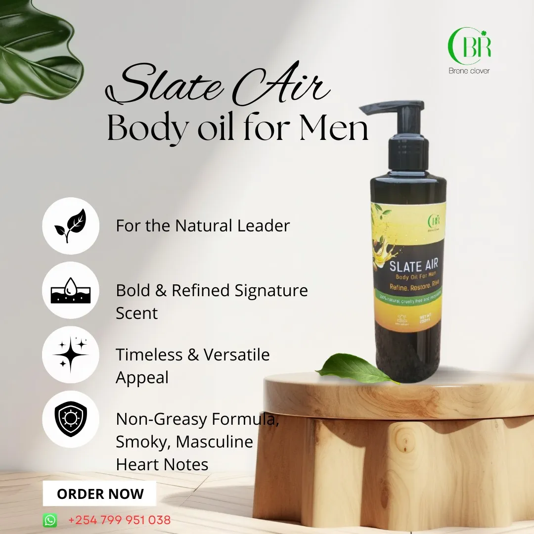 SlateAir Body Oil for Men (250ml)