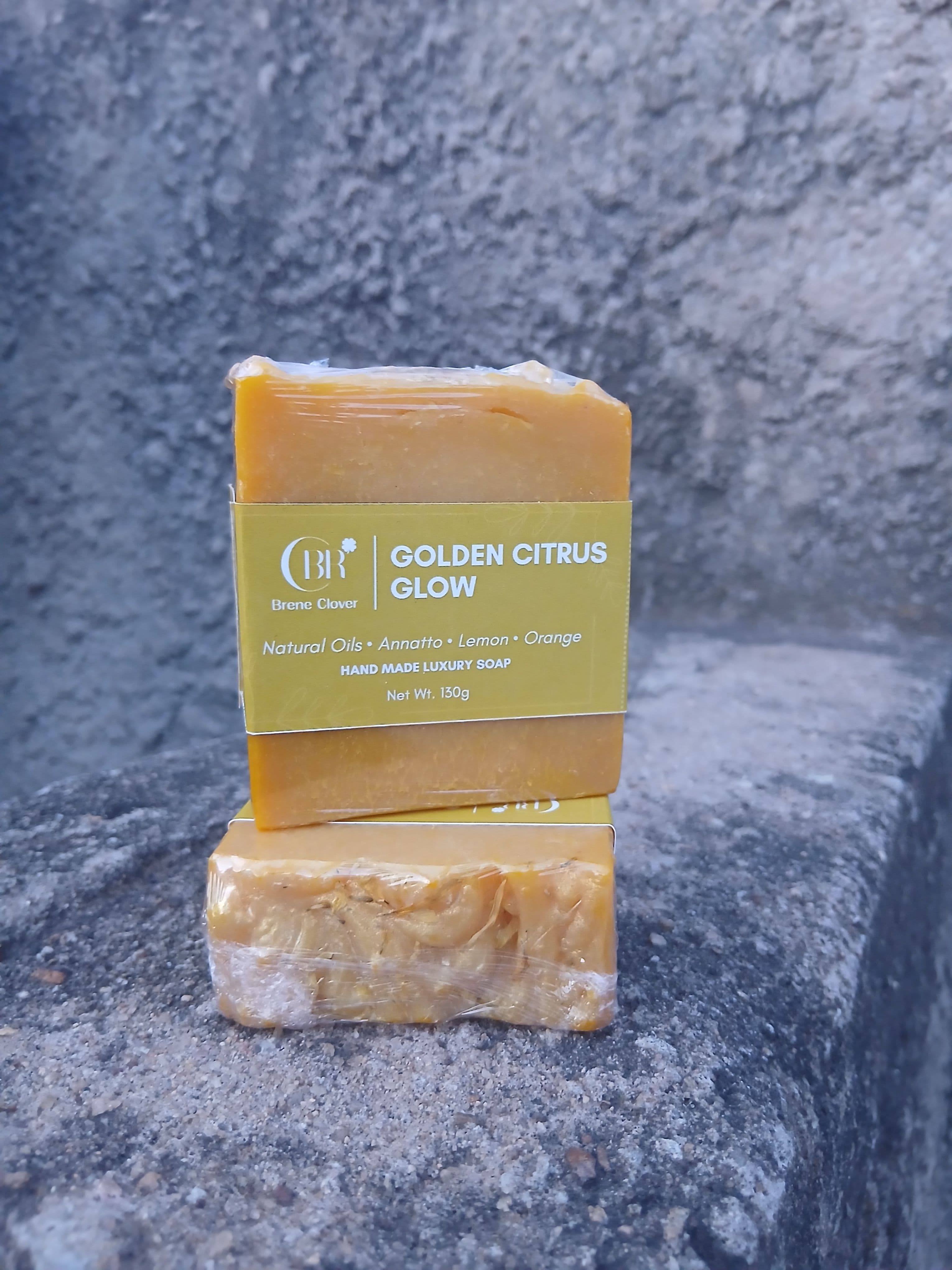 Golden Citrus Glow soap