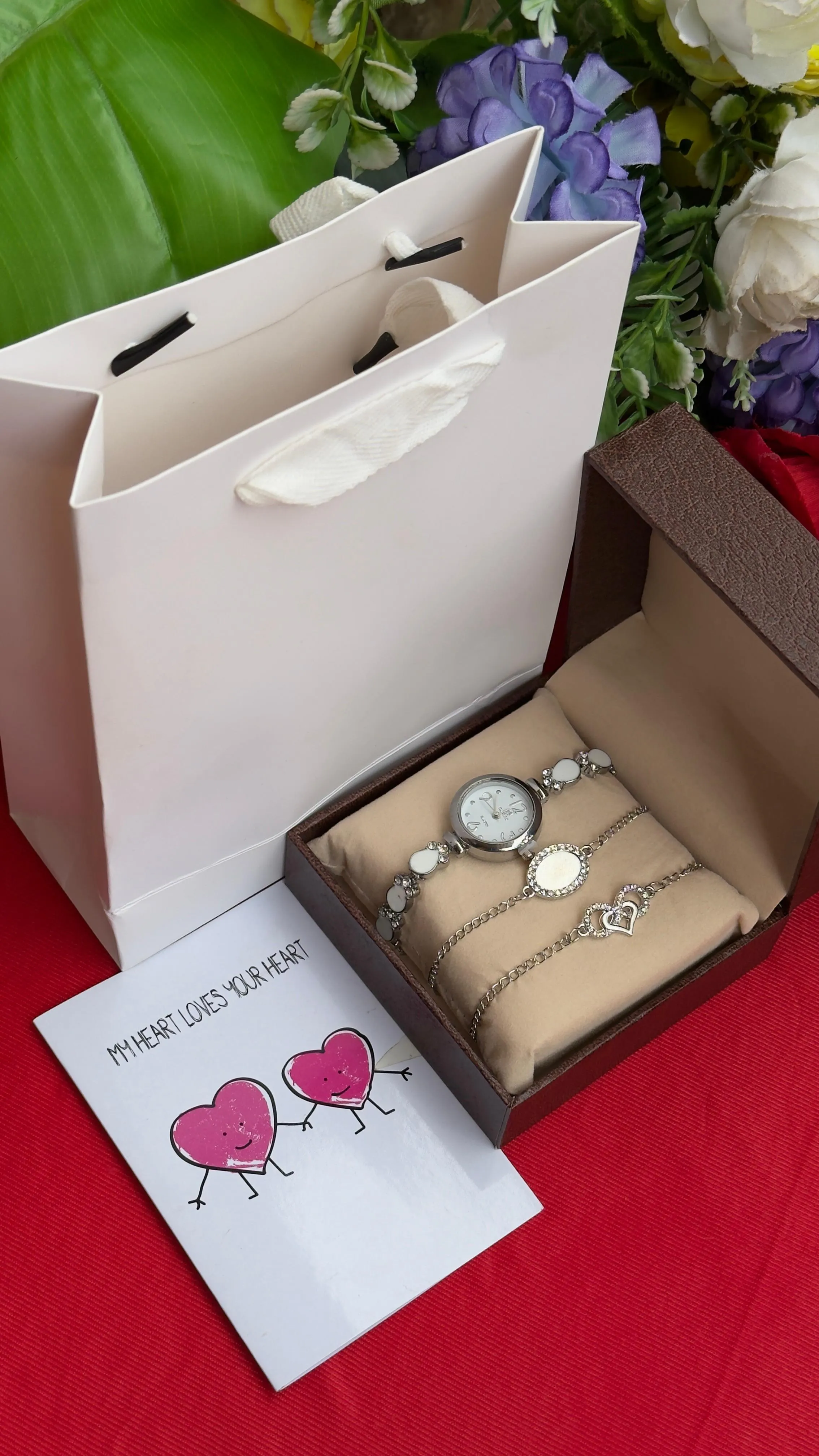 Valentine's Ladies Gift Set - "You Are Precious" Romantic Present with Engraving, Special Valentine's Day Gift ---